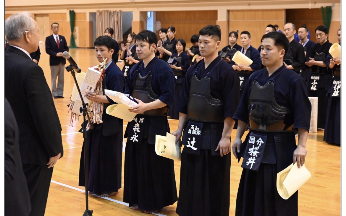 第51回全国自衛隊剣道大 男子5段以下の部　入賞者